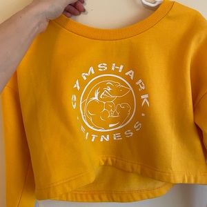 Legacy crop fitness sweater